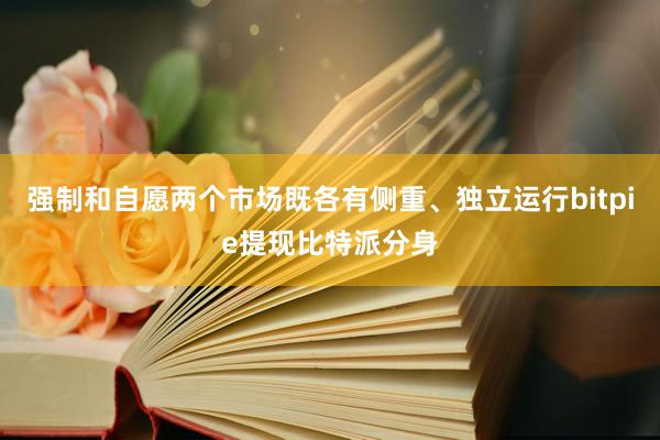 强制和自愿两个市场既各有侧重、独立运行bitpie提现比特派分身