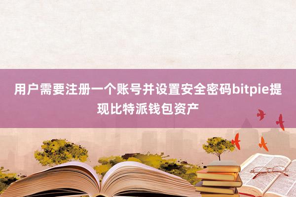 用户需要注册一个账号并设置安全密码bitpie提现比特派钱包资产