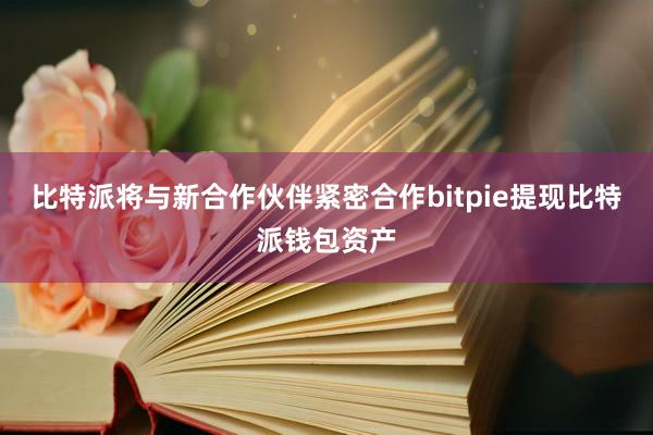 比特派将与新合作伙伴紧密合作bitpie提现比特派钱包资产