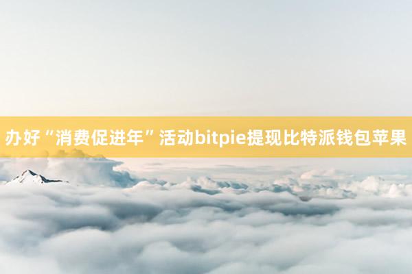 办好“消费促进年”活动bitpie提现比特派钱包苹果