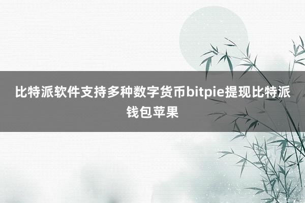 比特派软件支持多种数字货币bitpie提现比特派钱包苹果