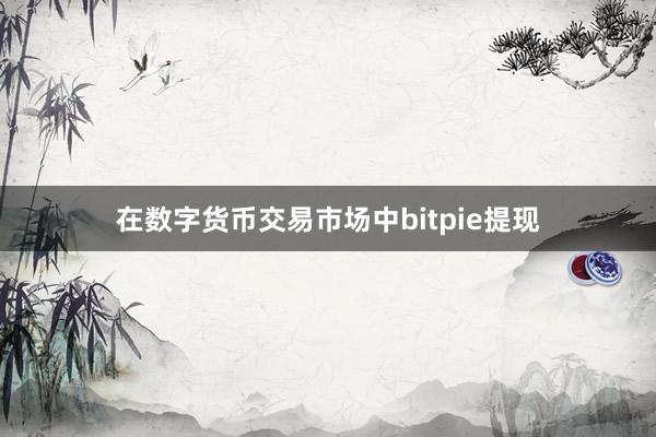 在数字货币交易市场中bitpie提现