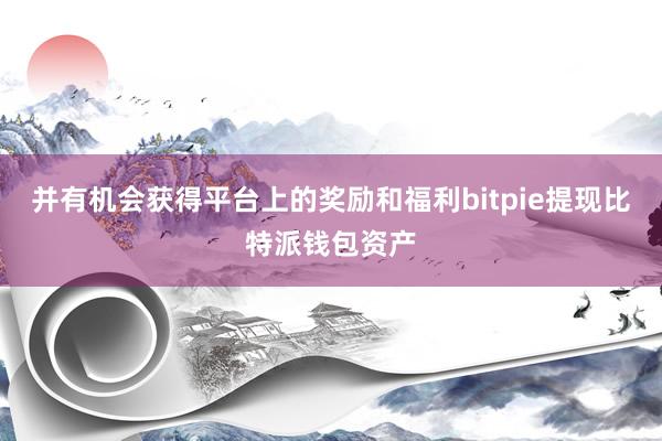 并有机会获得平台上的奖励和福利bitpie提现比特派钱包资产