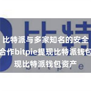 比特派与多家知名的安全公司合作bitpie提现比特派钱包资产