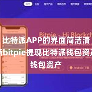 比特派APP的界面简洁清晰bitpie提现比特派钱包资产