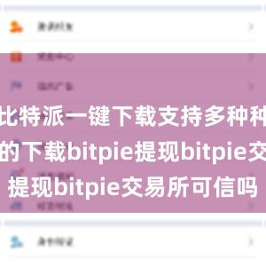 比特派一键下载支持多种种子文件的下载bitpie提现bitpie交易所可信吗