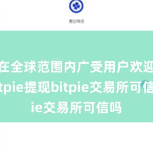 在全球范围内广受用户欢迎bitpie提现bitpie交易所可信吗