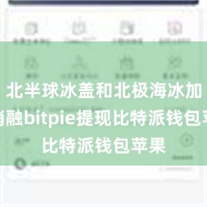 北半球冰盖和北极海冰加速消融bitpie提现比特派钱包苹果