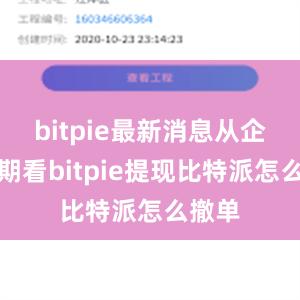 bitpie最新消息从企业预期看bitpie提现比特派怎么撤单