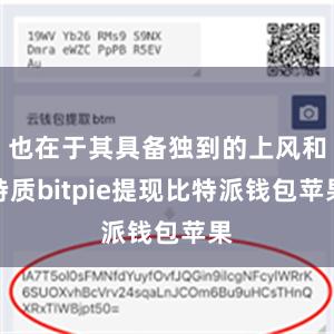 也在于其具备独到的上风和特质bitpie提现比特派钱包苹果