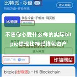 不管你心爱什么样的实际bitpie提现比特派钱包资产